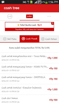 Pulsa Gratis Khusus Pengguna Android