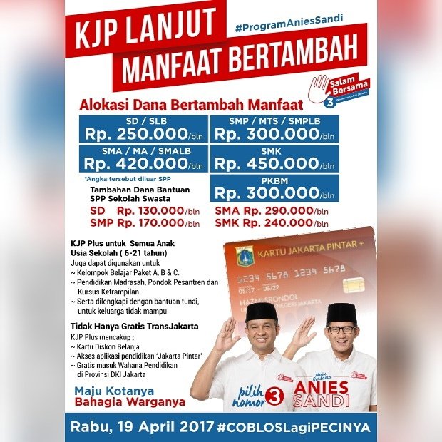  KJP Plus Anies-Sandiaga Butuh Anggaran Besar buat Diwujudkan
