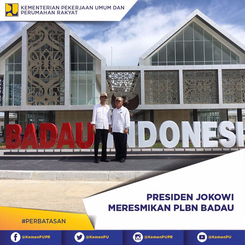 Presiden resmikan PLBN Indonesia - Malaysia di Badau, Kalimantan Barat