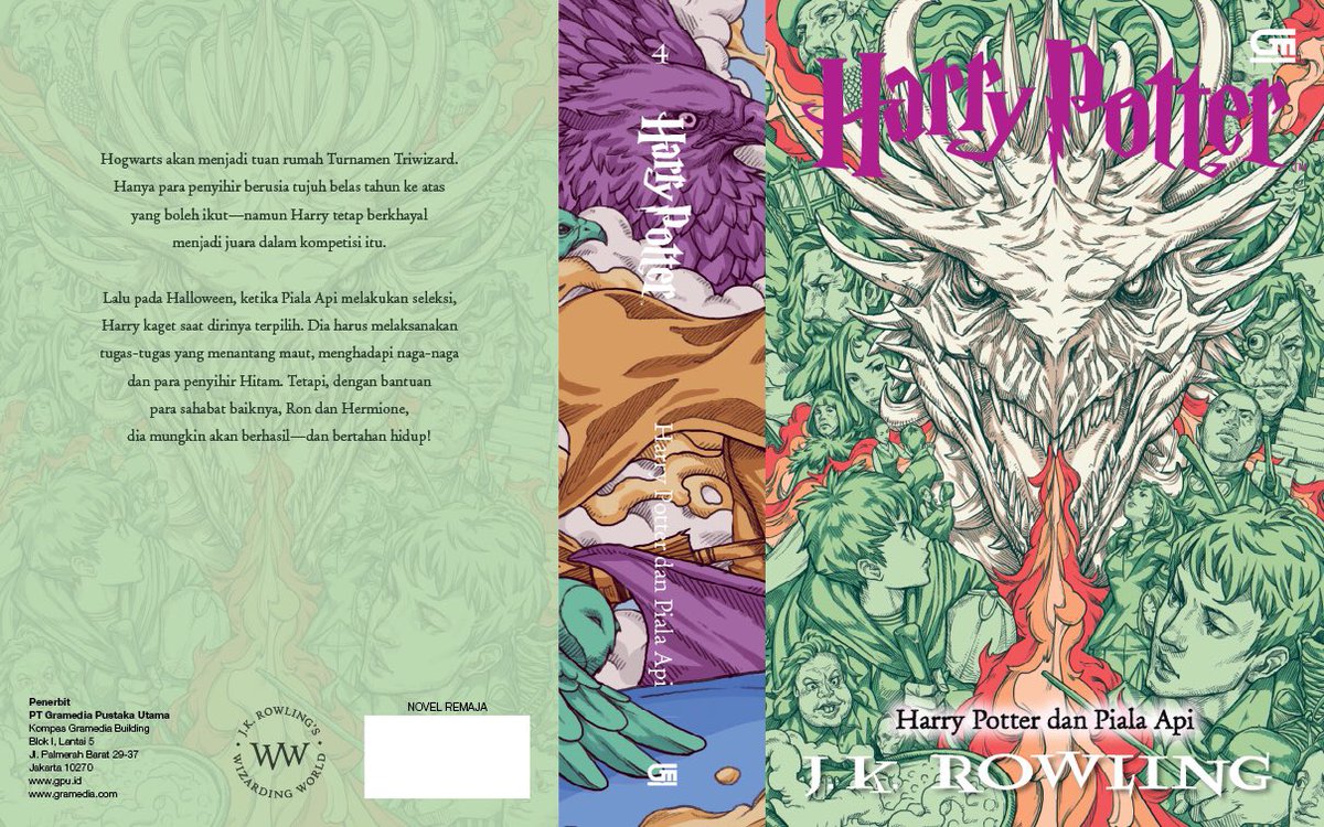 Sampul Buku Resmi Harry Potter Karya Ilustrator Indonesia | KASKUS