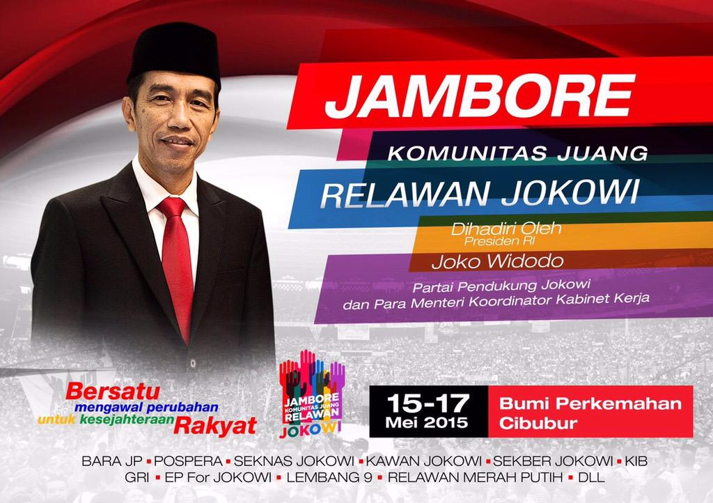 &#91;WARGA BP HADIR&#93; Relawan Jokowi-JK gelar jambore di Cibubur