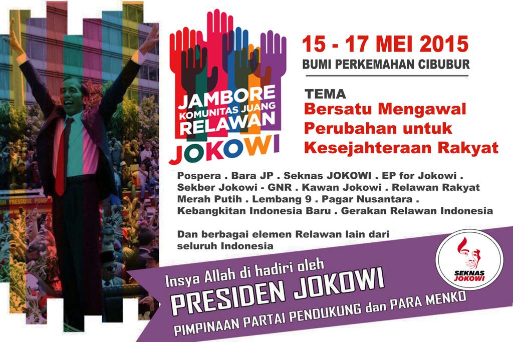 &#91;WARGA BP HADIR&#93; Relawan Jokowi-JK gelar jambore di Cibubur