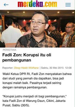 Fadli Zon Nilai Agenda Pemberantasan Korupsi Jalan di Tempat

