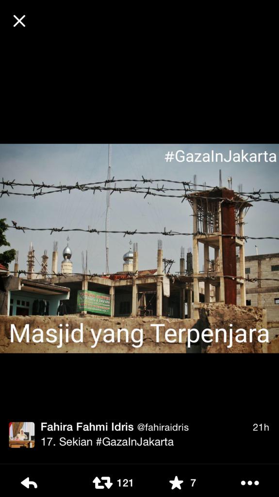 Cerita masjid di Cipete Jakarta terkurung bak di jalur Gaza