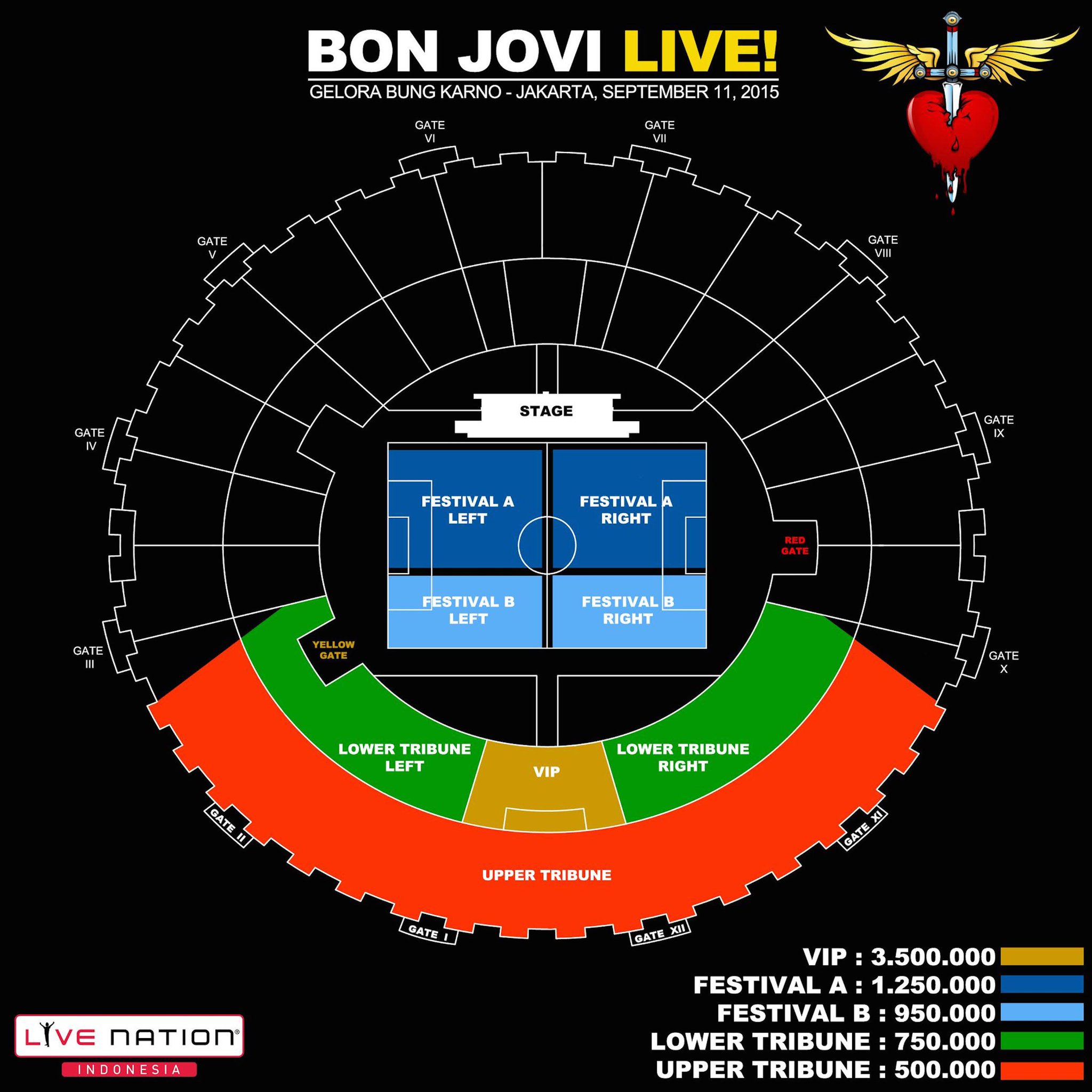 'Menunggu Bon Jovi Live Jakarta', Inilah Lagu-Lagu Hits Bon Jovi