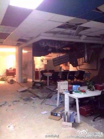 Aftermath Huge Explosion in Tianjin China 13 Agustus 2015