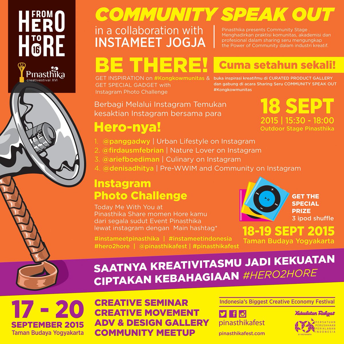 Pinasthika Award 2015 From Hero To Hore, Yogyakarta