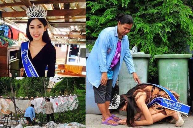 Kisah Wanita Cantik Pemungut Sampah Jadi Ratu Kecantikan, Ini Fotonya..