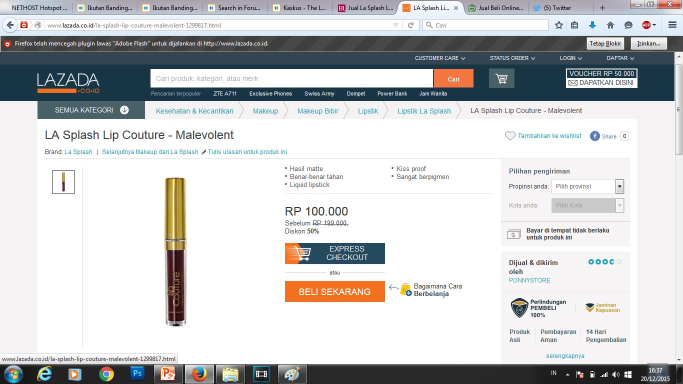 La Splash : Lipcream Kekinian yang Tahan lama, Mana yang murah ya Sis?