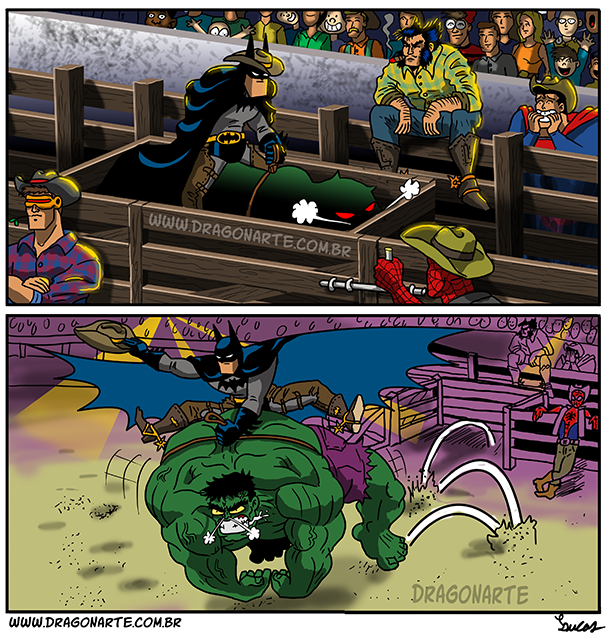 Komik Parodi Paling Kocak, Batman vs Superman Feat. Superhero, ngakakss ahh..!!!