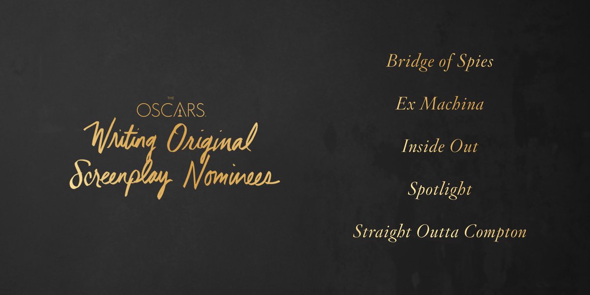 Complete List of 2016 Oscar Nominations