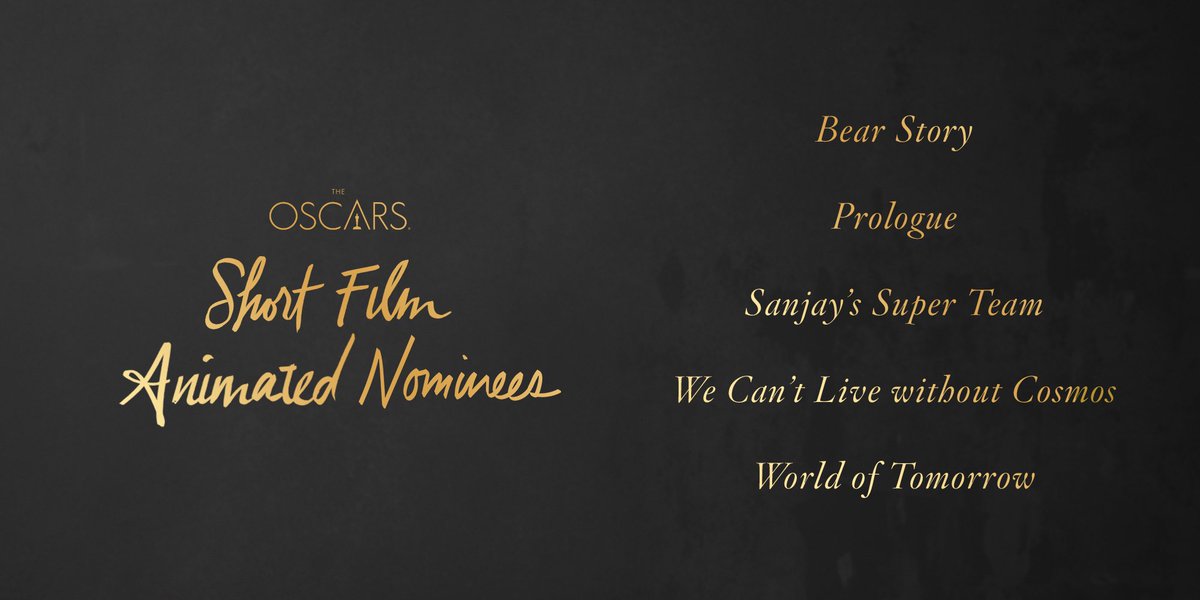 Complete List of 2016 Oscar Nominations