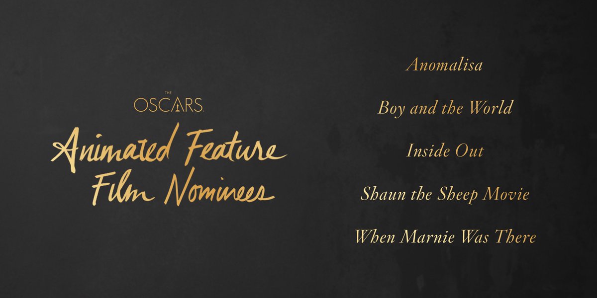 Complete List of 2016 Oscar Nominations
