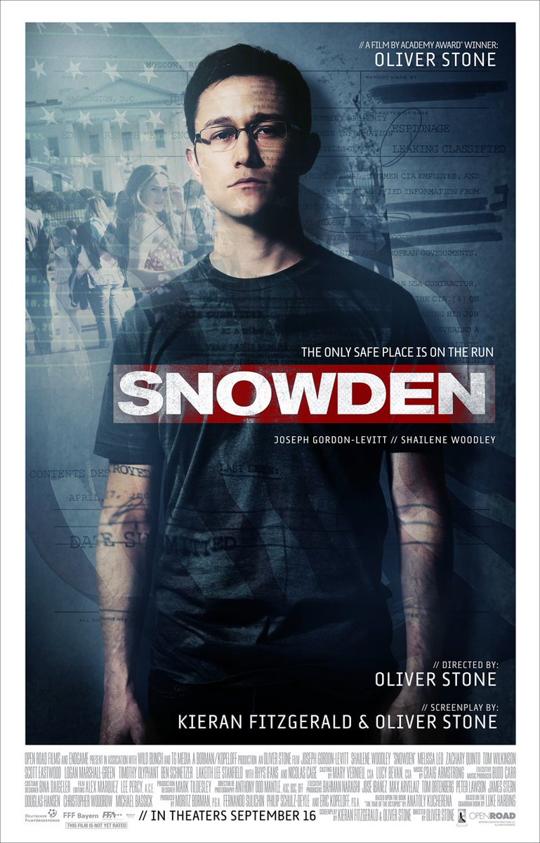 Snowden (2016) | Joseph Gordon-Levitt, Shailene Woodley