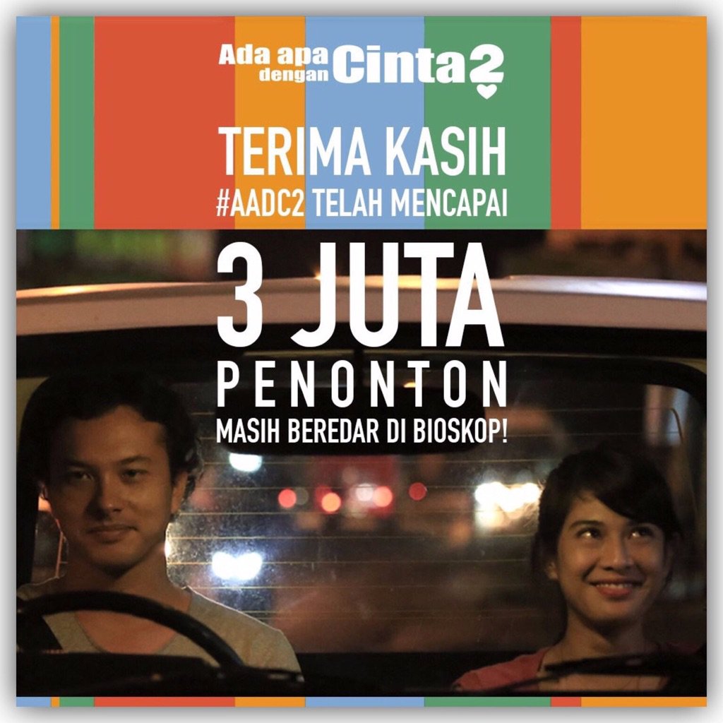 Ada Apa Dengan Cinta 2 (2016) | Dian Sastro, Nicholas Saputra