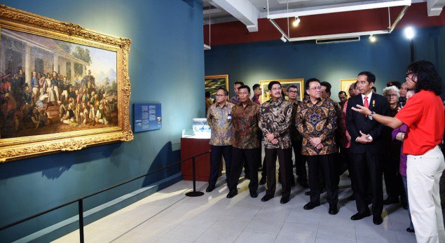 Pameran Lukisan Negara bersama Mandiri Art dan Presiden Joko widodo @jokowi