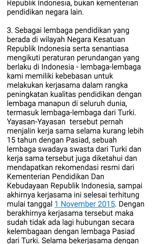 Kedutaan Turki Minta Sekolah-sekolah Terkait Gulen di Indonesia Ditutup