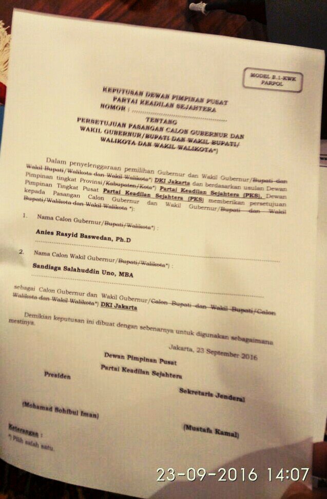 &#91;info AIO&#93; pks &amp; gerindra usung anies dan sandiaga