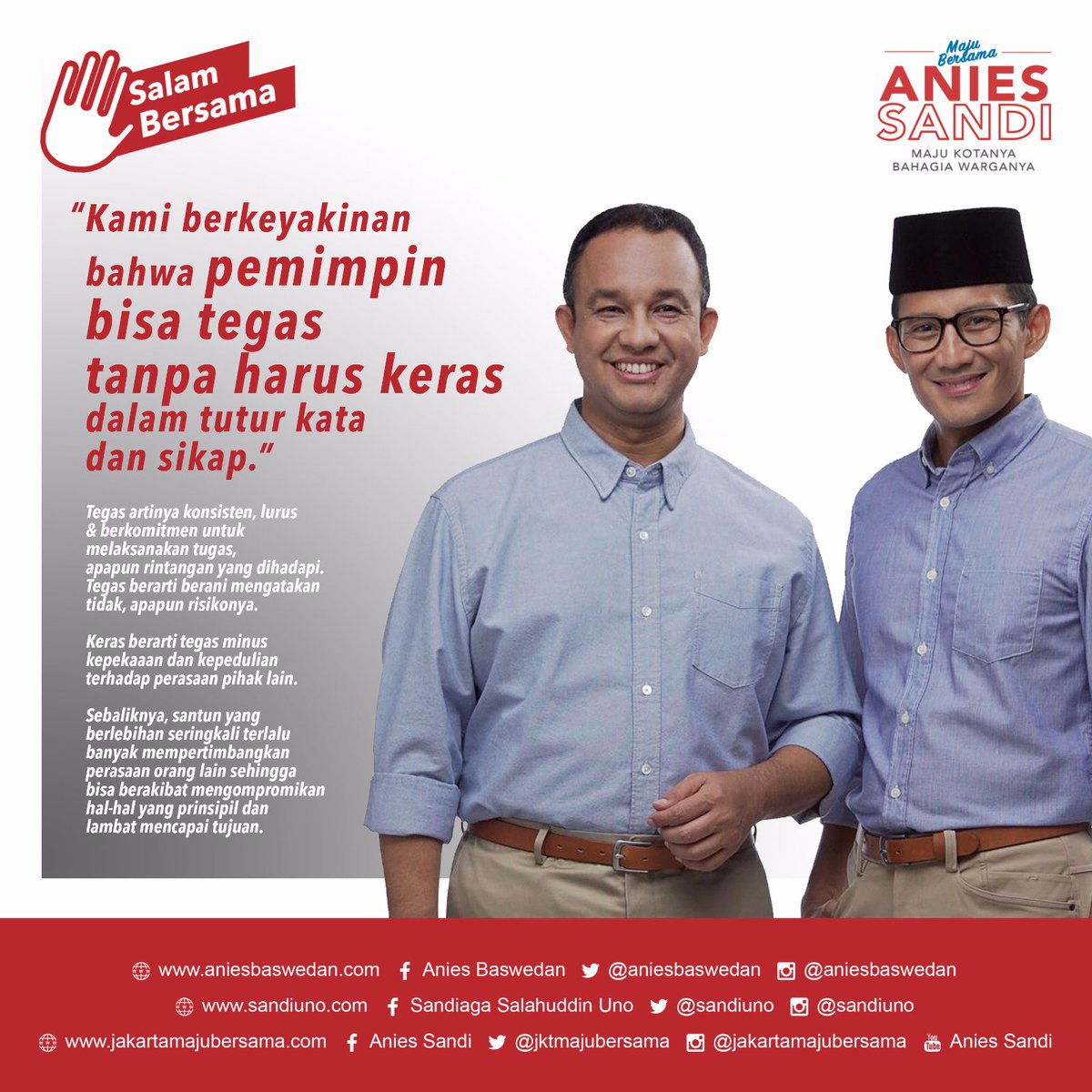 Sandiaga Uno Jaga Persatuan Di Pilkada