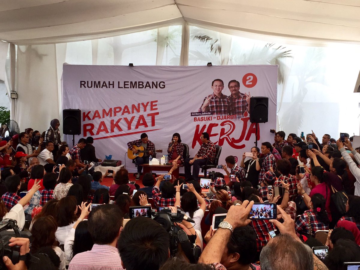 Datangi Rumah Lembang, Penyanyi Andien Nyatakan Dukung Ahok