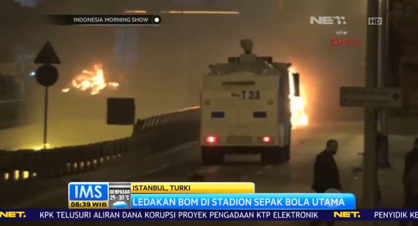 Selain di Dekat Stadion Markas Besiktas, Bom Juga Meledak di Taman