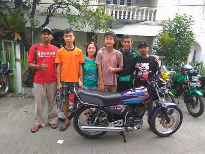 Luas Biasa “Gang Motor” Ini Benerin Motor Butut Ojek Online Ini Jadi Seperti Baru