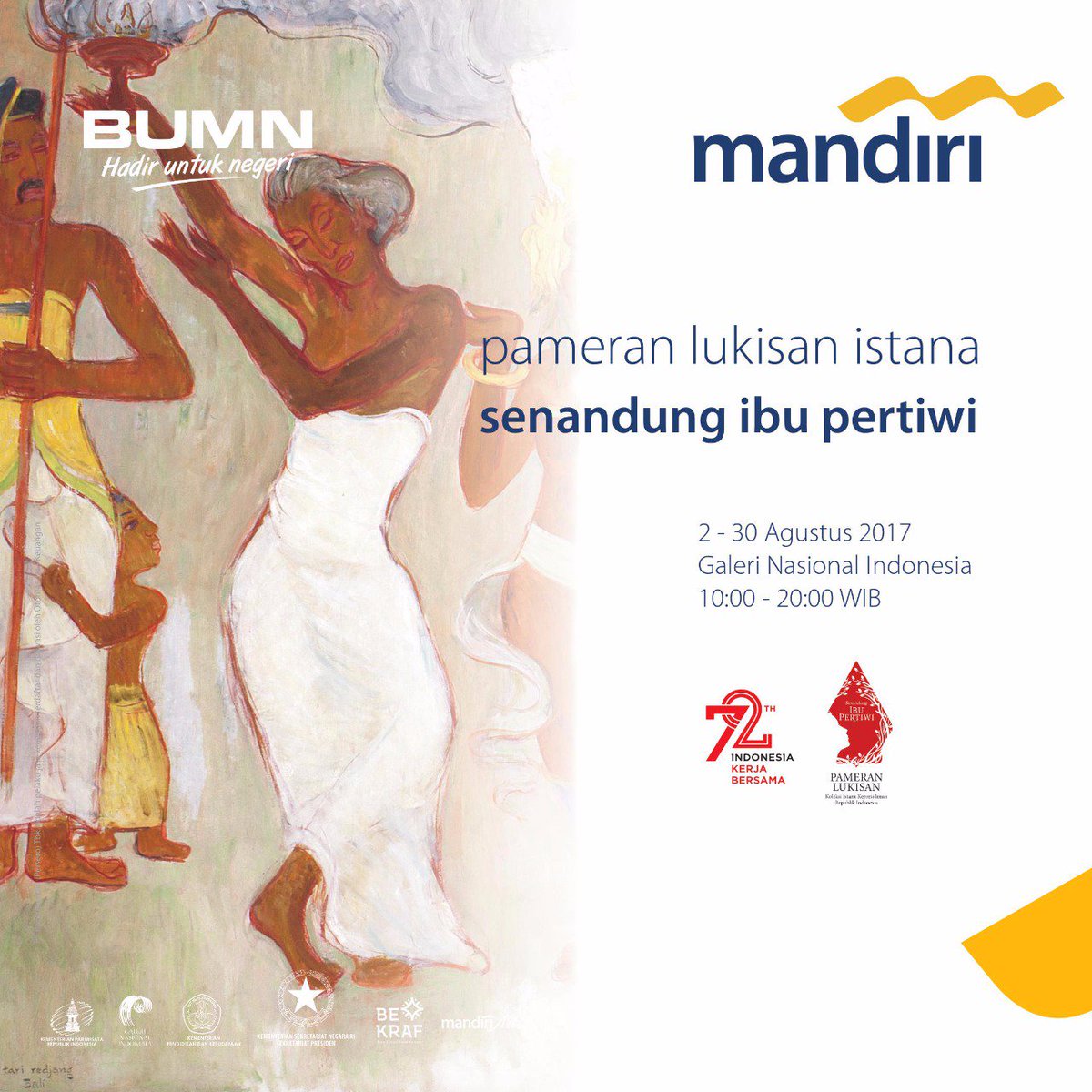 Senandung Ibu Pertiwi Di Galeri Nasional Pamerkan #LukisanIstana