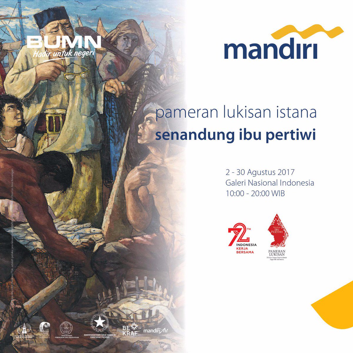 Senandung Ibu Pertiwi Di Galeri Nasional Pamerkan #LukisanIstana