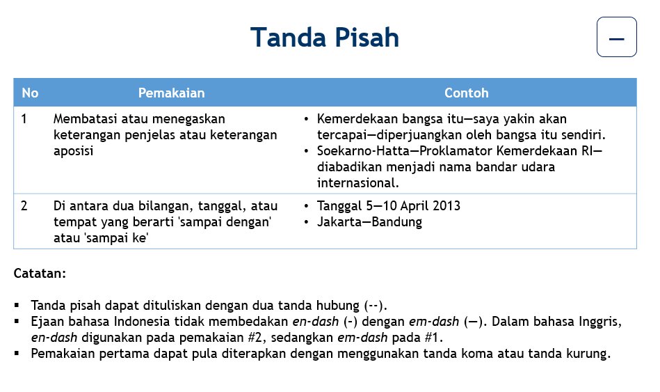 Yuk Belajar Bahasa Indonesia Mulai Dari Tanda Baca GanSis!