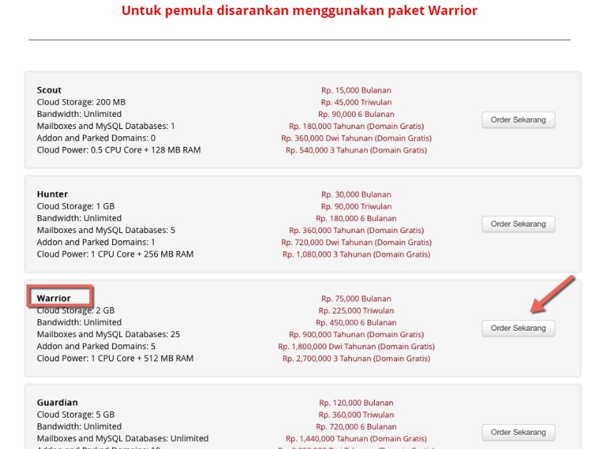 Solusi Web Hosting