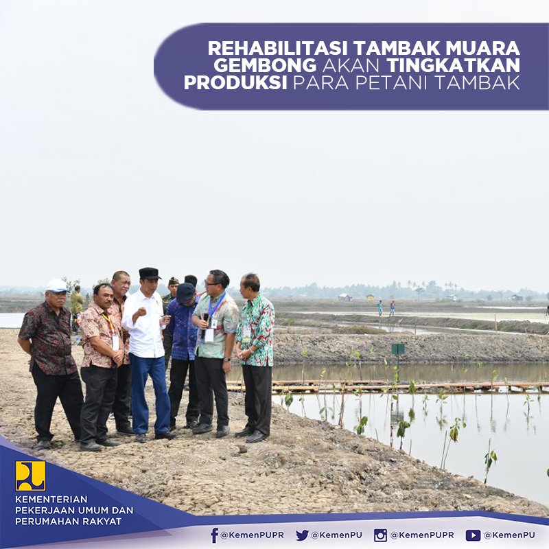 Rehabilitasi Tambak Ikan &amp; Udang Muara Gembong Bekasi , Program Perhutanan Sosial