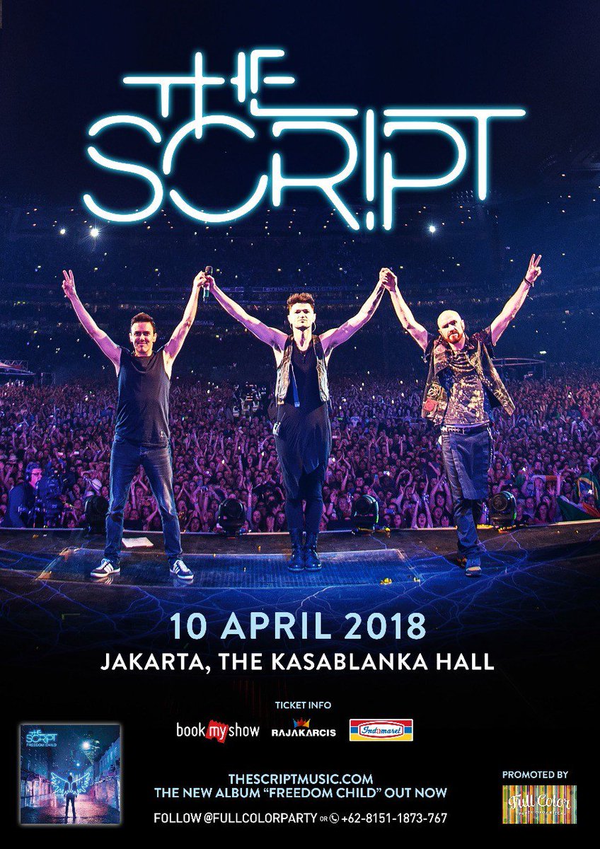 Bersiap! The Script kembali konser di Jakarta tahun depan, nih infonya gan