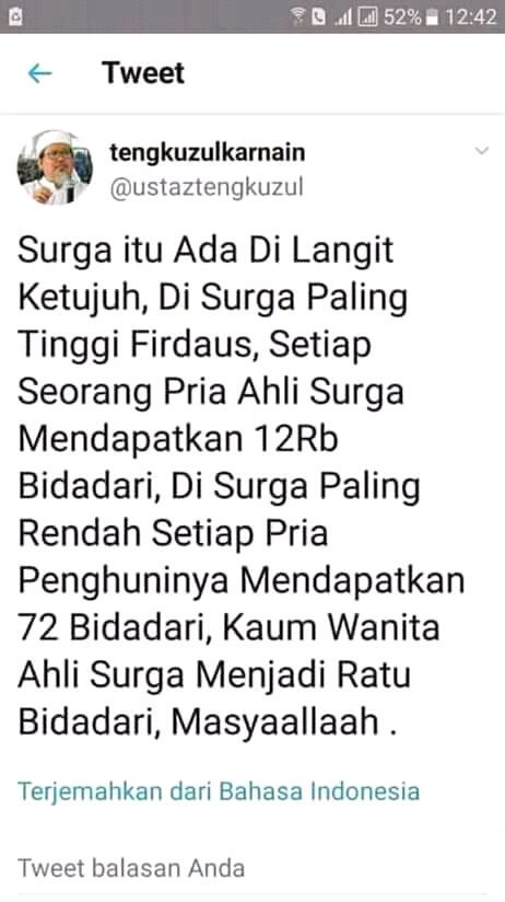 Soal Natuna, Ustaz Tengku : Muslimin Siap