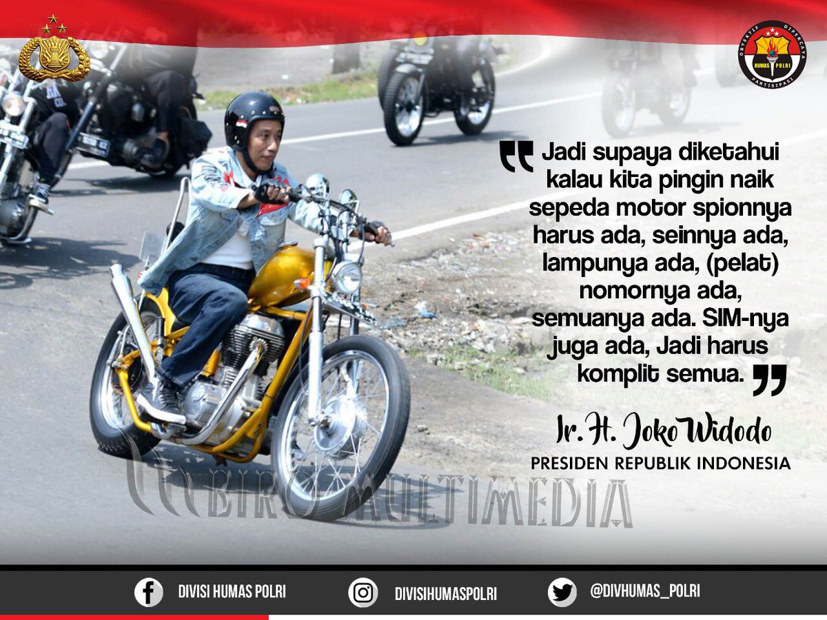 Helm Keren Jokowi Belum Ada SNI !