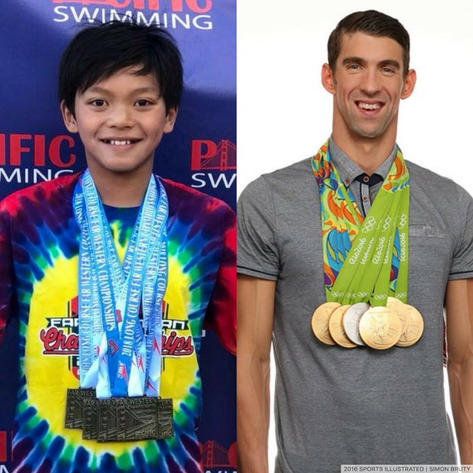 Hebat.. Perenang Cilik Clark Kent Pecahkan Rekor Michael Phelps