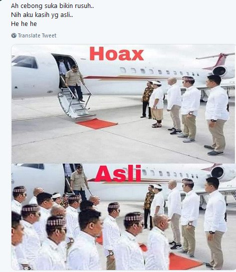 6 Gambar unik, tentang karpet merah prabowo yang viral di sosial media