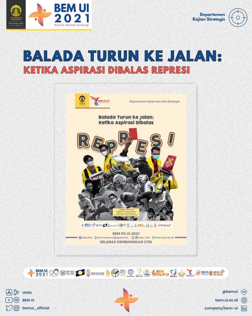 BEM UNRI: Seperti UI, Kami Terus Maju Bela Rakyat Meski Dipanggil Rektor
