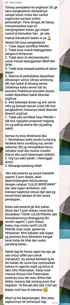 Viral, Ospek Mahasiswa Digelar di Tengah PPKM