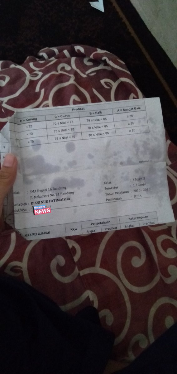 Ibarat Jodoh, Fotokopian Rapot Ini Ketemu Pemiliknya Jadi Bungkus Gorengan