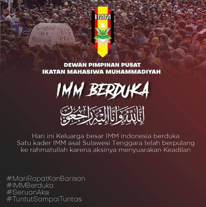 IMM: Mahasiswa Kendari Meninggal Tertembak Peluru Tajam