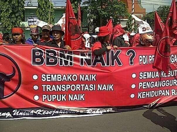 Naik 30 Persen, Dulu BBM Naik Gope Ribut Jual Air Mata Buaya, Sekarang Mana Congornya