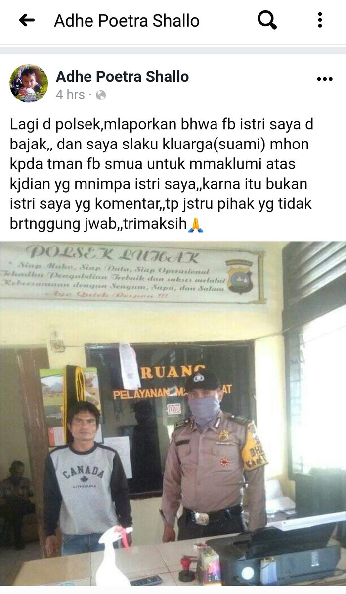  Polisi Tangkap Penulis post FB yang Viral Doakan Paramedis Kena Corona 