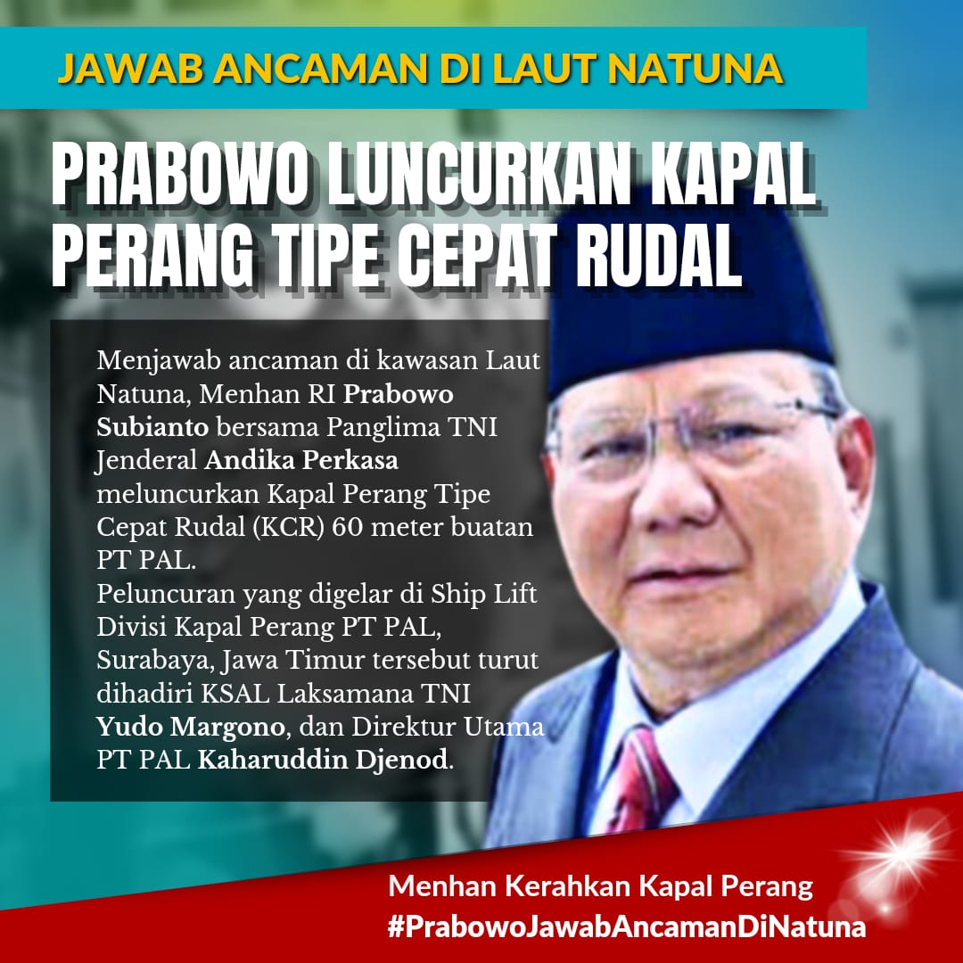  Kapal Perang Cepat Rudal, Upaya Prabowo Perkuat Pertahanan Maritim