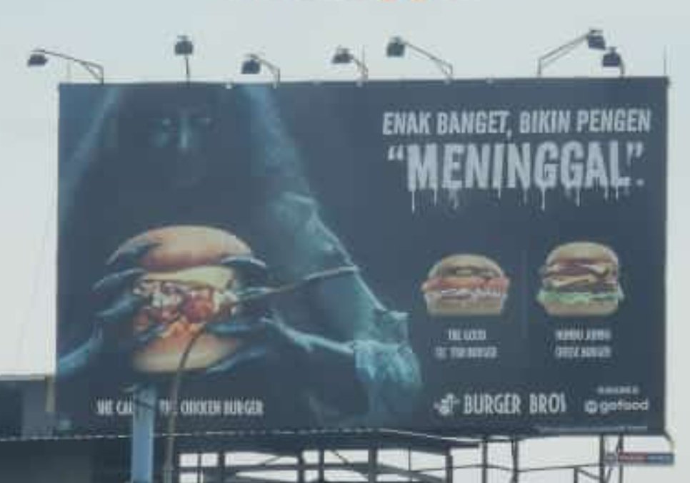 Review Iklan Billboard Burger Bros
