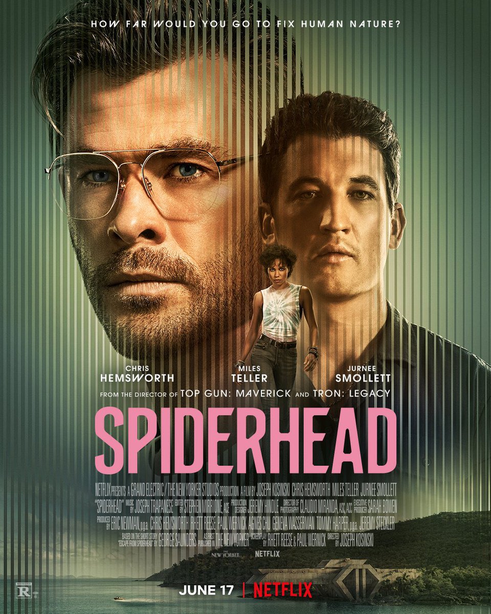 spiderhead-2022--chris-hemsworth-miles-teller--netflix