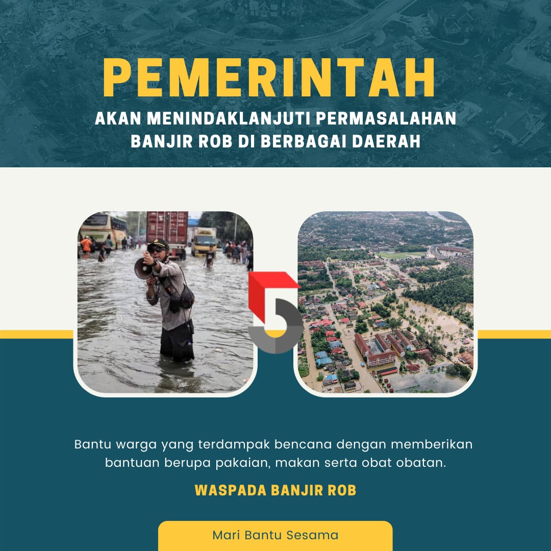 Seluruh Kawasan Pantura Jateng Terendam Banjir Rob