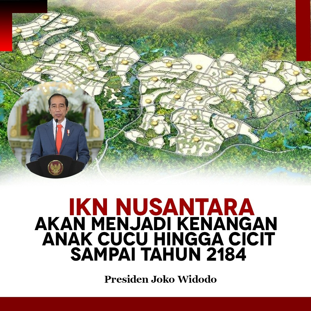 IKN Nusantara Akan Menjadi Kenangan Anak Cucu Hingga Cicit Sampai Tahun 2184