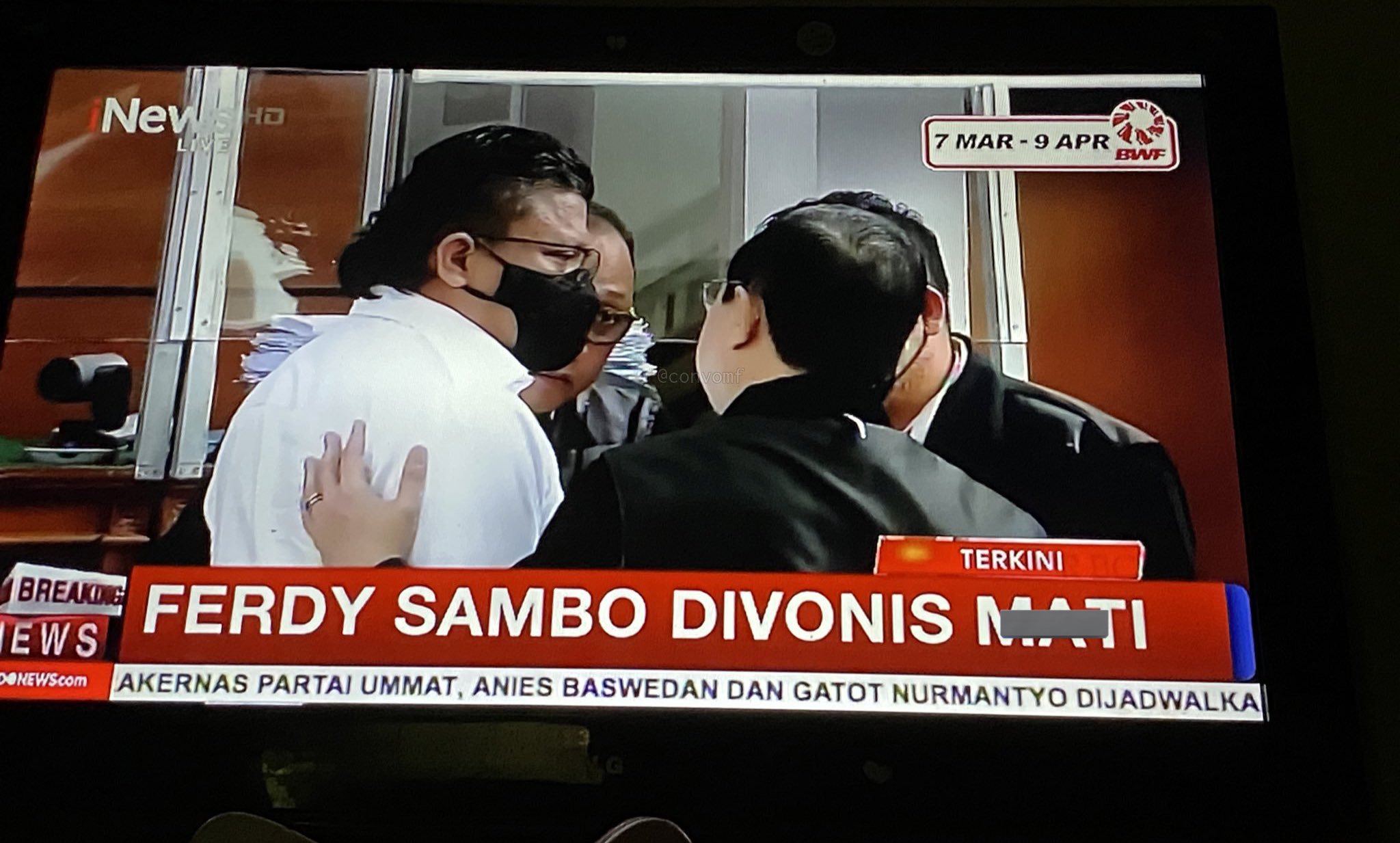 Divonis Mati, Ferdy Sambo bergaya Mulet Saat Sidang