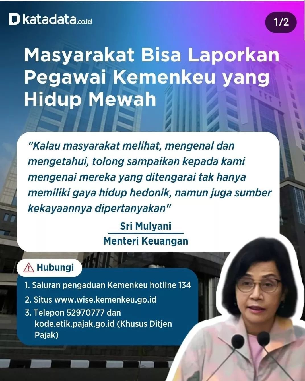 Sri Mulyani Minta Masyarakat Adukan Pegawai Kemenkeu yang Pamer Kemewahan, Ini Cara M