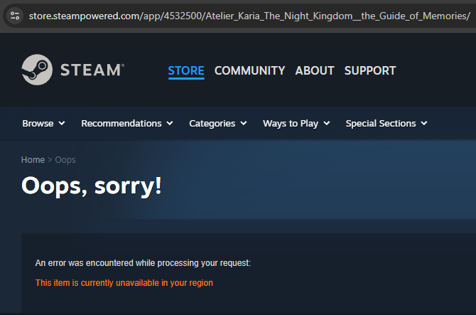 Kena Region Lock! Karena IGRS, Game baru Koei Tecmo gak bisa dibeli di Indonesia.